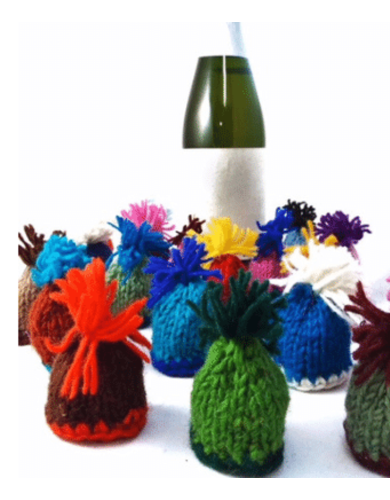 Nepal Tiny Knit Hat Bottle Toppers