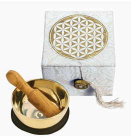 Nepal Singing Bowl 3" Flower of Life