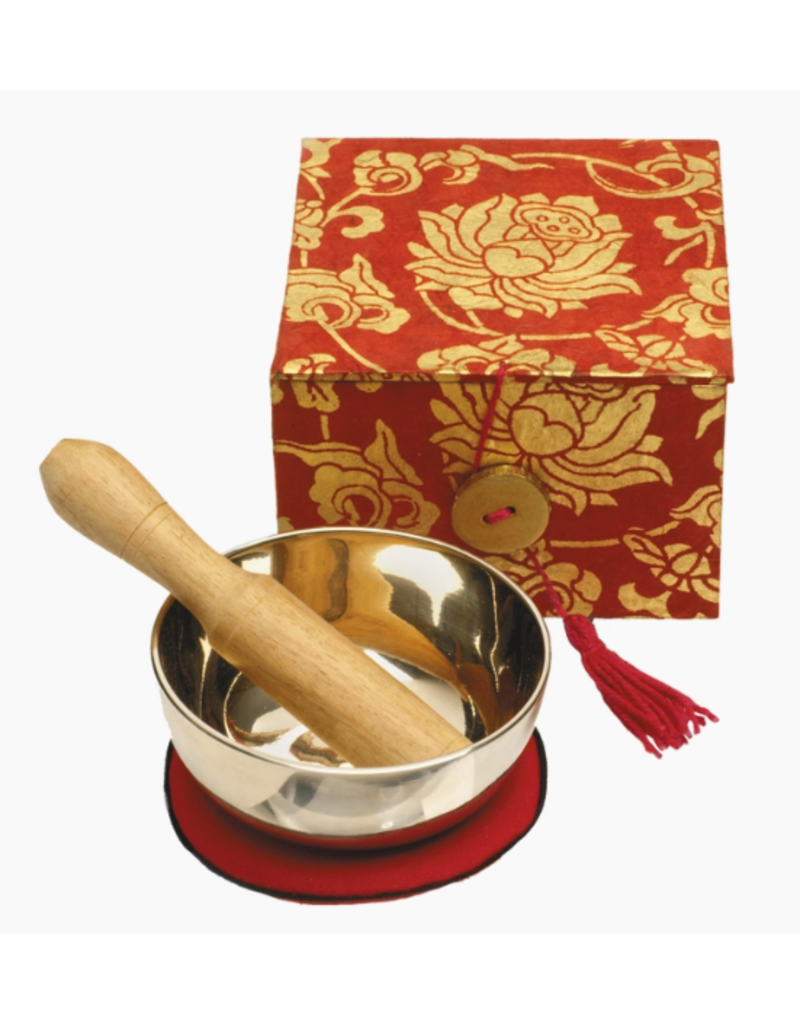 Nepal Red Lotus 3" Singing Bowl