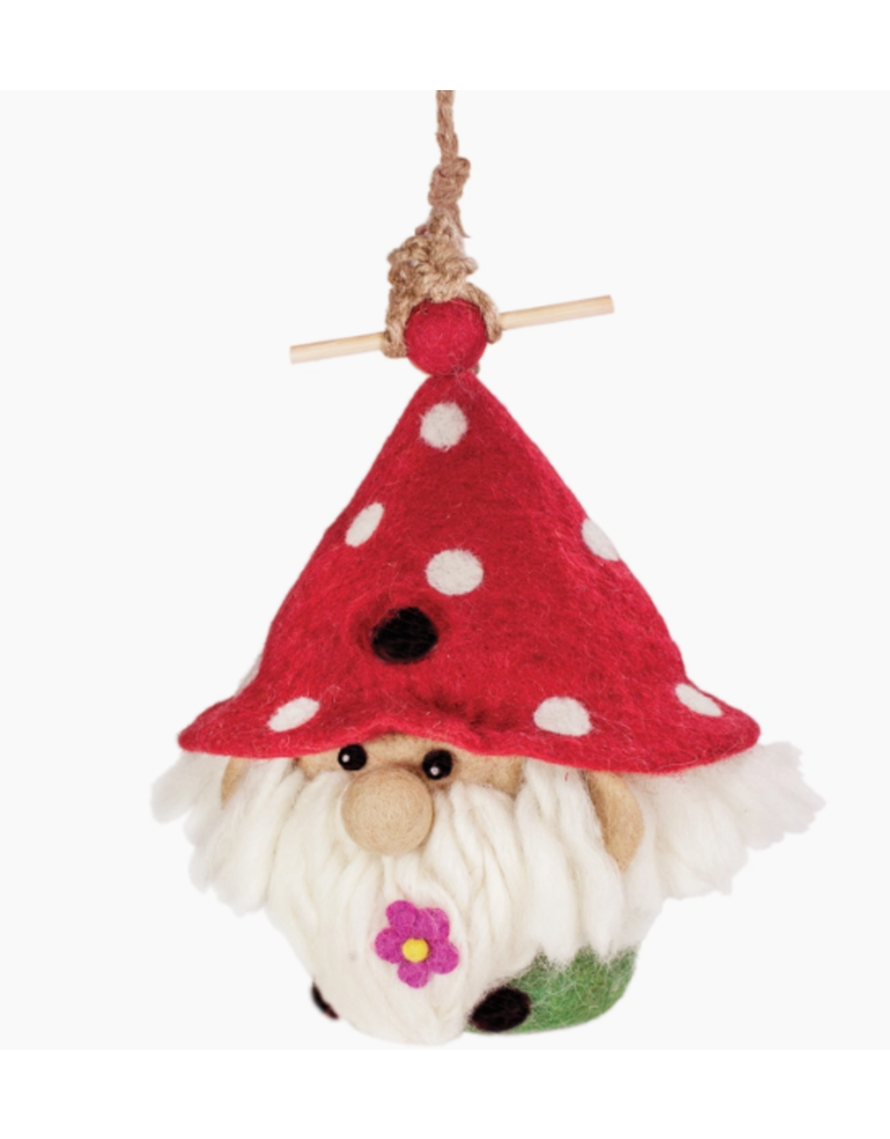 Nepal Garden Gnome Birdhouse