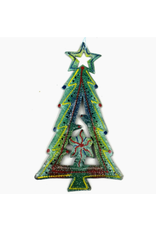 Haiti Tree w Cutout Star 5"x3" Ornament
