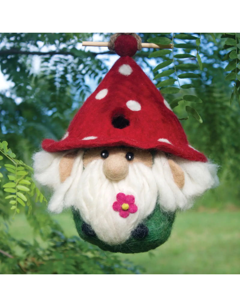 Nepal Garden Gnome Birdhouse