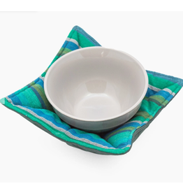 Guatemala Microwave Bowl Cozy - teal