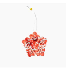 Guatemala Recycled 3D Flower Ornament - set of 2