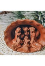 Guatemala Large Terracotta Shell Nativity
