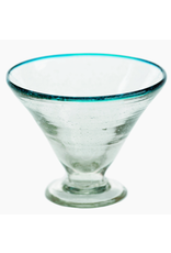 Guatemala Aqua Rim Margarita Glass