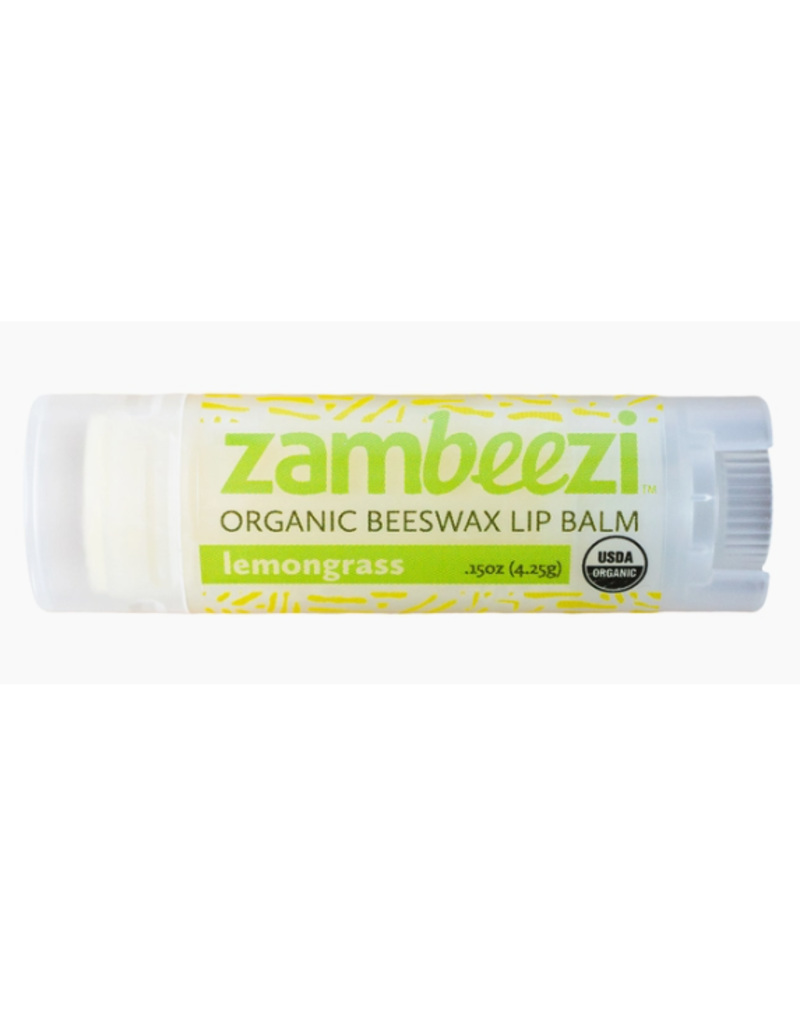 Zambia Zambeezi Organic Lip Balm Lemongrass