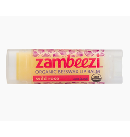 Zambia Zambeezi Organic Lip Balm Wild Rose