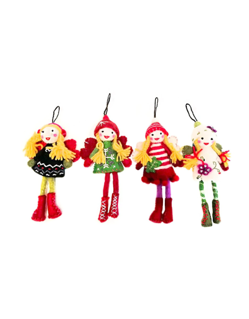 Nepal Winter Doll Hanging Ornament assorted