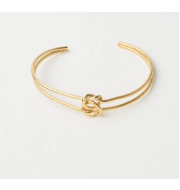 China Knot Alone Gold Bracelet