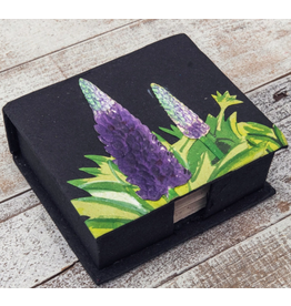 Sri Lanka Note Box Purple Lupine black