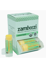 Zambia Zambeezi Organic Lip Balm Sweet Basil