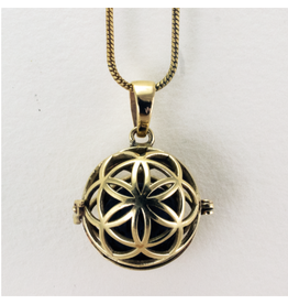 Nepal Diffuser Necklace Seed of Life