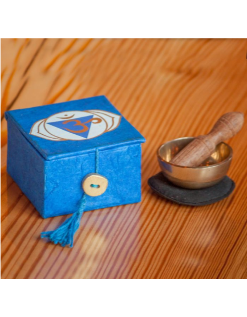 2" Meditation Bowl Throat Chakra Villages Calgary