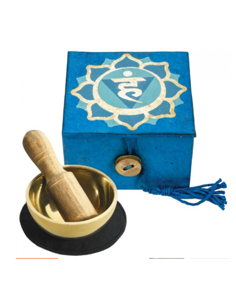 2" Meditation Bowl Throat Chakra Villages Calgary