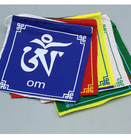 Nepal Paper Prayer Flags Om Mani 16"