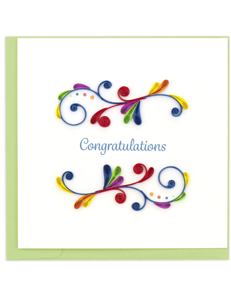 Congratulations Swirl Card Villages Calgary