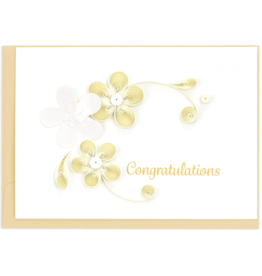 Vietnam Gift Enclosure Card Floral Congrats