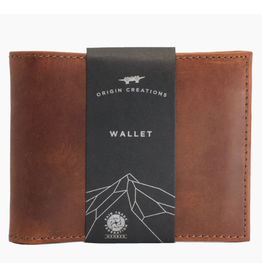 Nicaragua Bi-Fold Leather Wallet - Saddle Brown