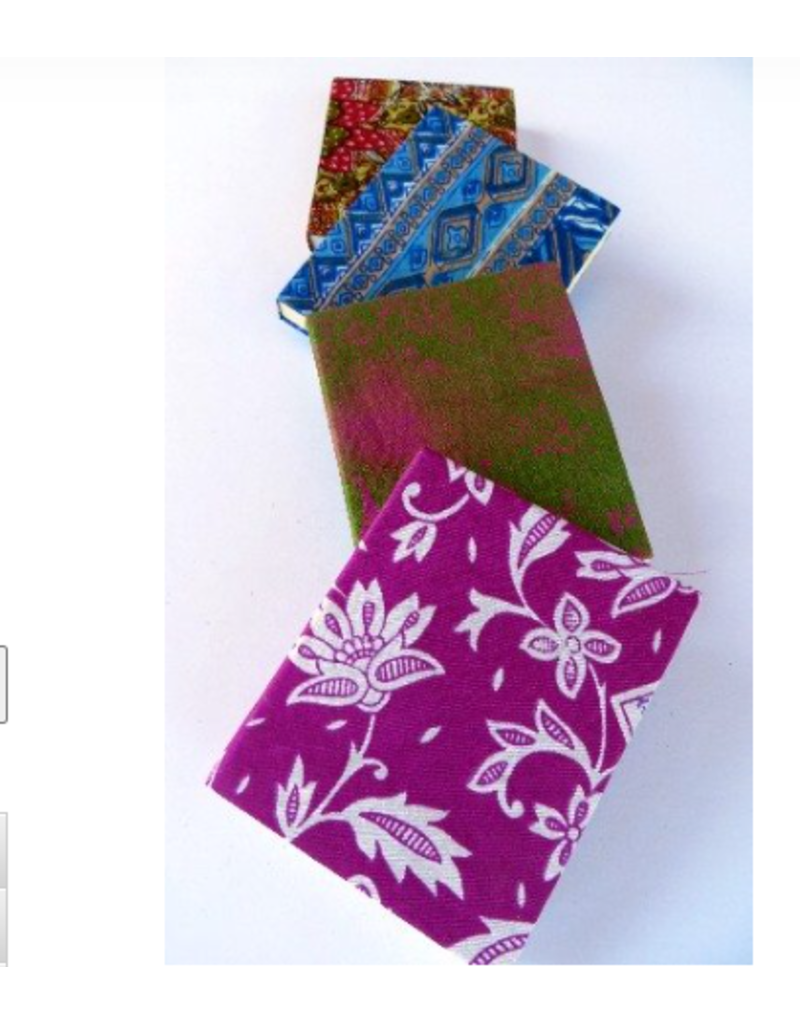 Nepal Tiny Silk Cover Journal (Assorted)
