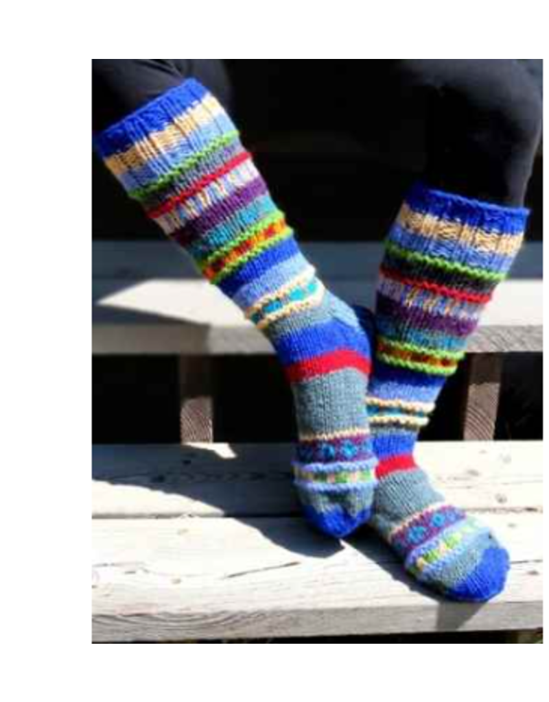 Nepal Knit Wool Patterned Socks (Assorted)