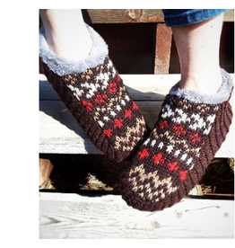 Nepal Slippers Fleece Lined Wool (Assorted)