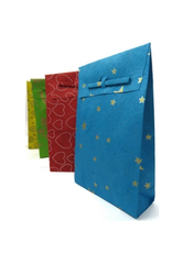Nepal Paper Closure Gift Bag 6.25"x4"