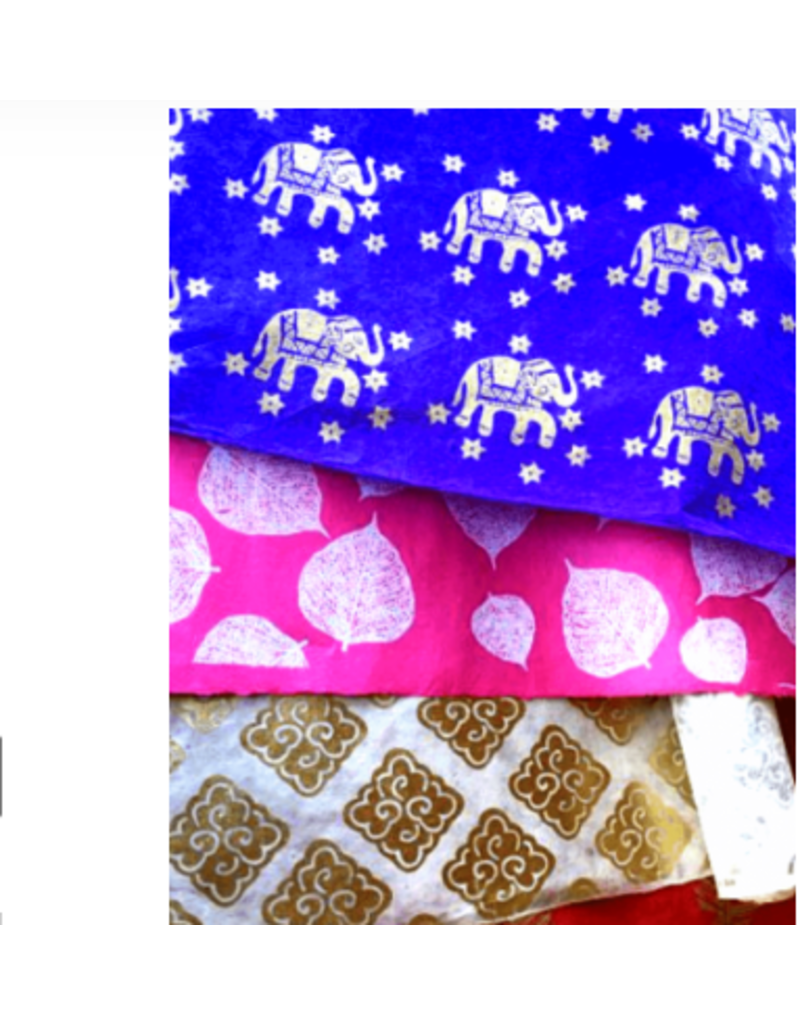Nepal Holiday Gift Wrap Paper 20"x30"