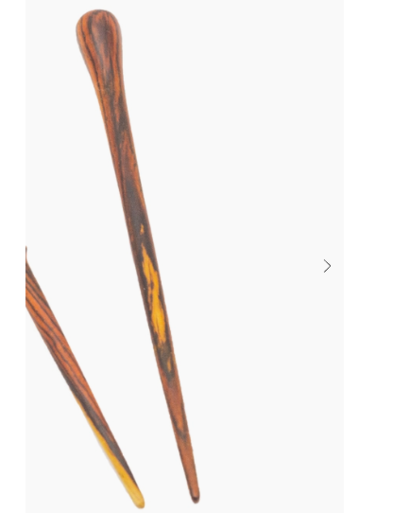 Wood Hair Stick teardrop end - Villages Calgary Wood Hair Stick teardrop end - Villages Calgary