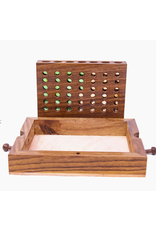 India Handmade Sheesham Wood Connect Four Game