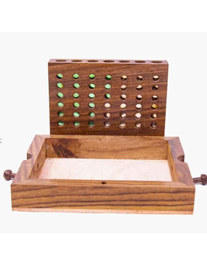 India Handmade Sheesham Wood Connect Four Game