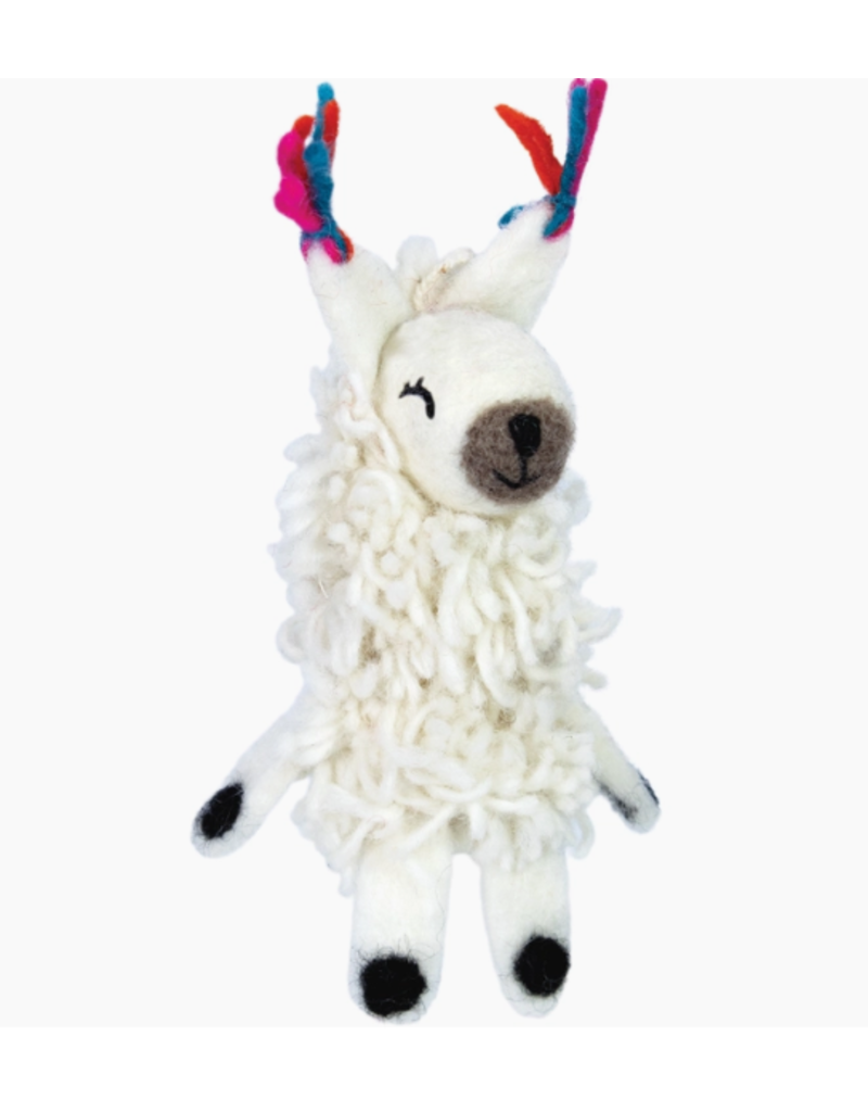 Llama Wild Woolie Finger Puppet Villages Calgary