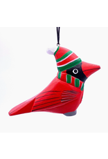 Nicaragua Holiday Cardinal Balsa Ornament