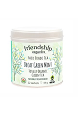 India Organic Decaf Green Mint Friendship Tea Tin