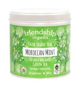 India Organic Moroccan Mint Friendship Tea Tin