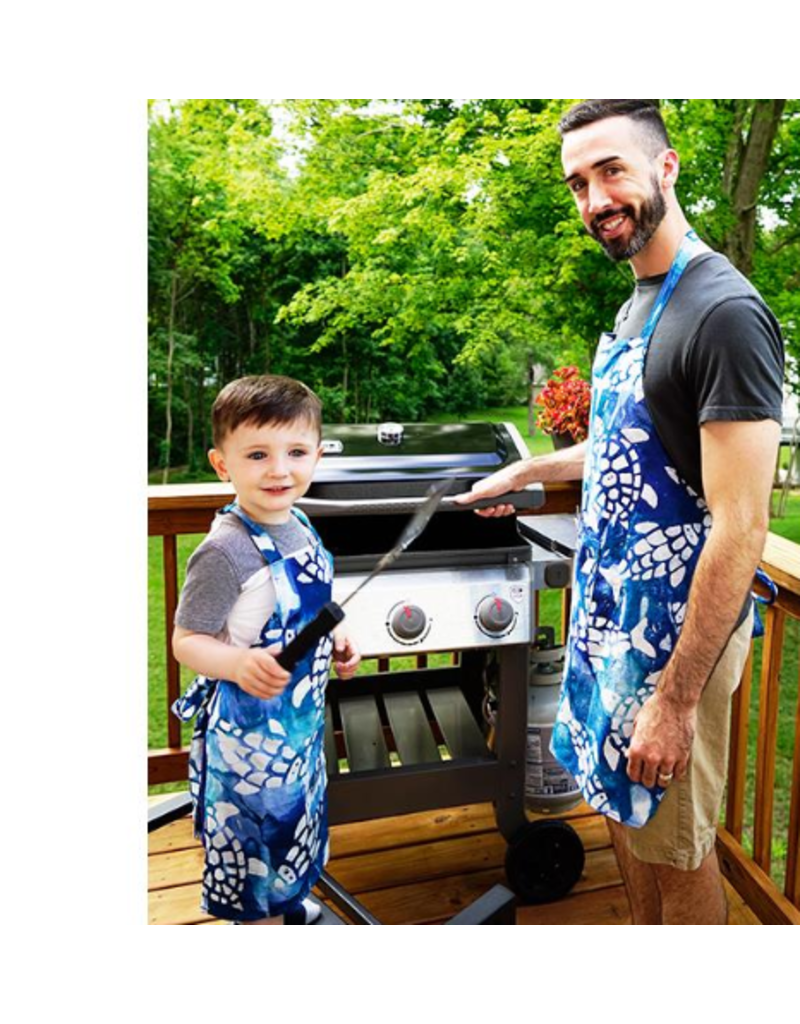 Apron Kids Fishy Turtles Teal Villages Calgary