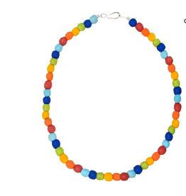 Ghana Pearls Necklace Rainbow