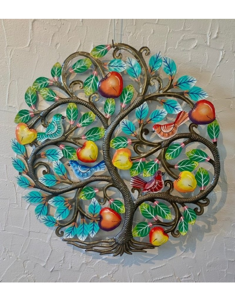 Haiti Tree of Life w Birds & Fruit