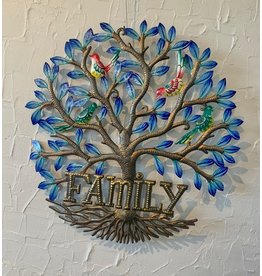 Haiti Electric Blue Tree of Life Family