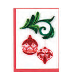 Vietnam Gift Enclosure Card Red Ornaments