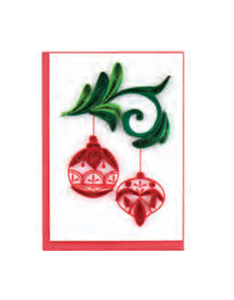Vietnam Gift Enclosure Card Red Ornaments