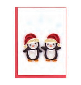Vietnam Gift Enclosure Card Christmas Penguins