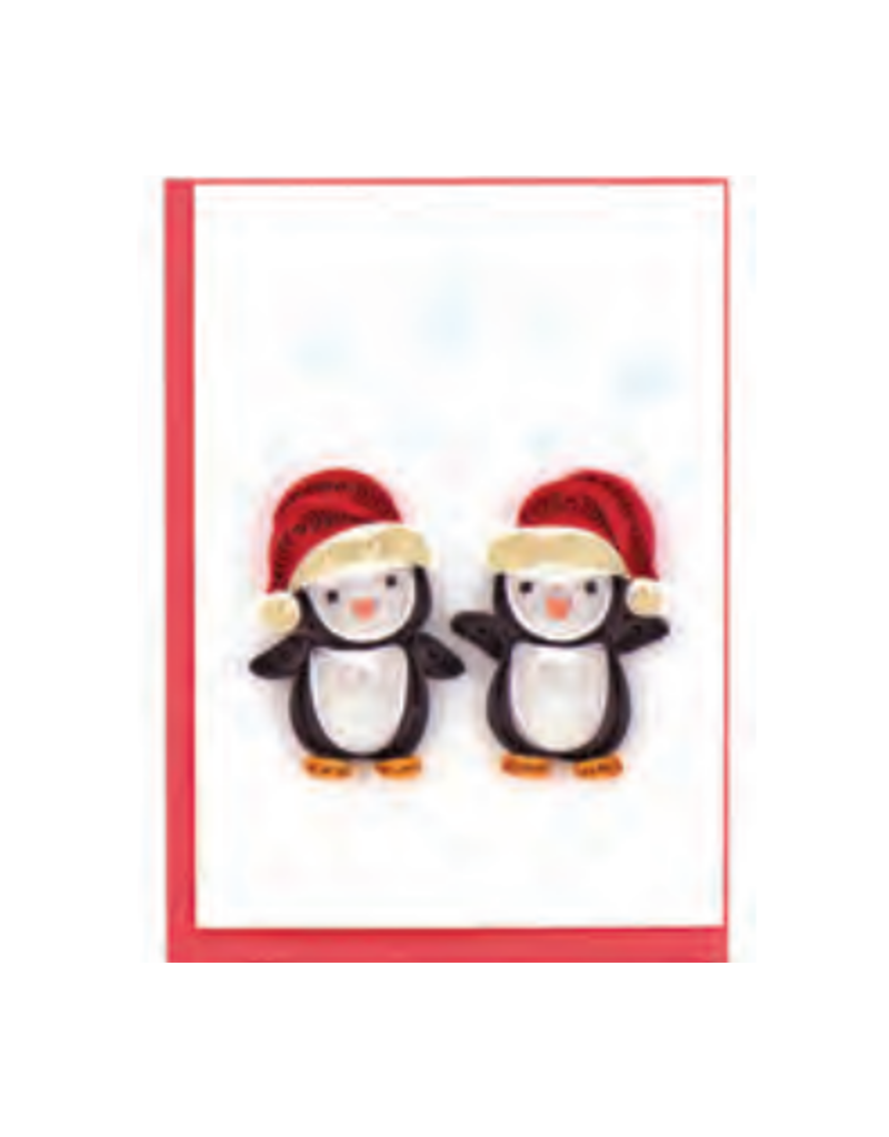 Vietnam Gift Enclosure Card Christmas Penguins