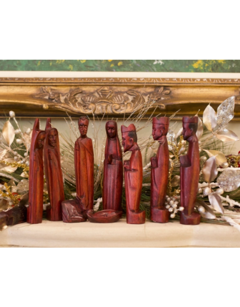 Kenya Jacaranda Nativity Set