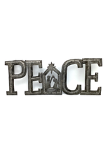 Haiti Peace Nativity Metal Wall Art