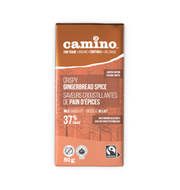 Dominican Republic Gingerbread Spice 37% Camino Chocolate Bar 80g
