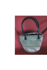 Kenya Sisal Handbag Zebra Crossing