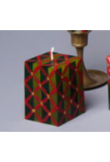 South Africa Christmas Cube Candle 2"x2"x3"
