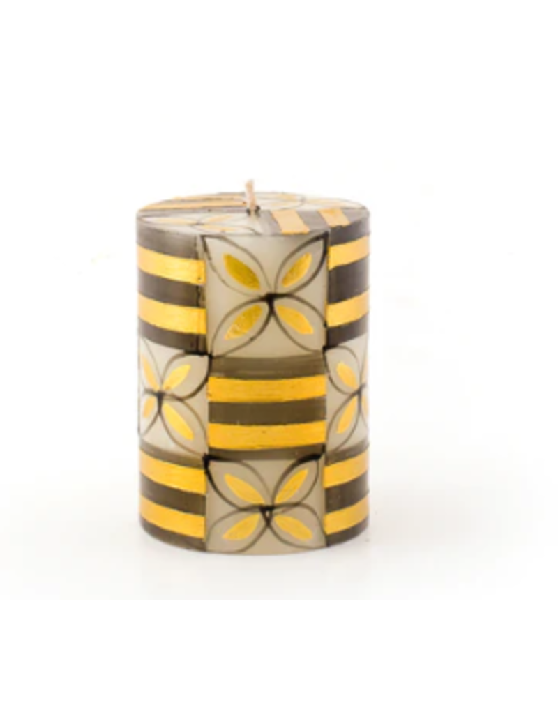 South Africa Celebration Pillar Candle 3"x4"