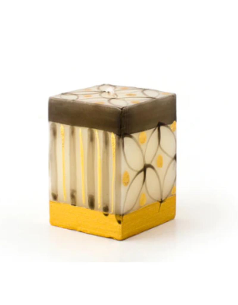 South Africa Celebration Cube Candle 2"x2"x3"